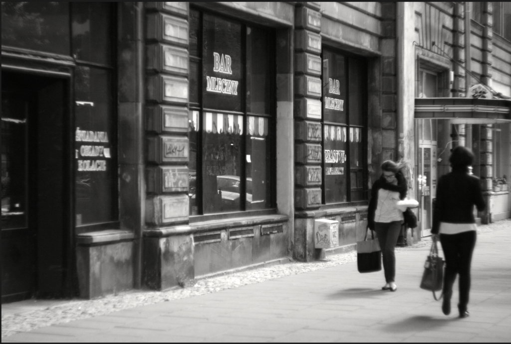 tipico antiguo bar mleczny en Polonia